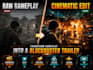 create a cinematic game trailer with epic editing
