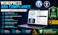 do wordpress ada compliance website audit wcag 2 2 screen reader test