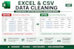 clean, format and organize excel CSV data