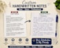 write professional handwritten assignments and notes