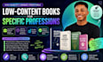 design profitable low content books, adhd workbooks