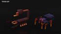 create custom voxel creatures for games