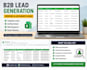 do b2b lead generation with verified email list