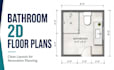 draw bathroom, and kitchen floor plans, layouts, and renovation plans