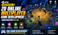 develop online 2d multiplayer game and bug fixing using unity for pc and ios