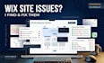 audit and fix wix website errors, bugs and performance issues