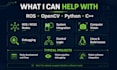 develop or debug robotics software in python c plus plus ros and opencv