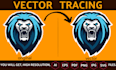 redraw logo vector tracing, vectorize image png to vector file adobe illustrator