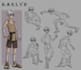 create character concepts art and reference sheets