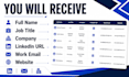 build targeted b2b decision maker leads with work emails