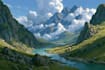do fantasy landscape illustrations