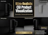 create premium cgi product visualization and 3d rendering