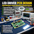 design led driver pcb, power electronics and led circuits