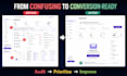 do an ai saas UX audit to improve conversion and onboarding