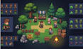 create custom pixel art characters, sprites and 2d game assets
