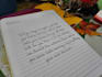 write neat, cursive any kind of hand writing