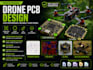 design drone pcb, uav pcb, flight controller, esc