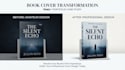 create a modern book cover design for your book