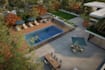 do landscape design, garden, patio, pool and 3d rendering