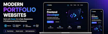 build a modern react landing page or portfolio website