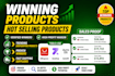 do shopify product research and winning product hunting for your ecommerce store