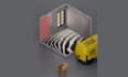 create a professional 3d isometric room render with technical views,