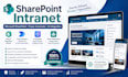 build sharepoint intranet, microsoft sharepoint, power automate, ai integration