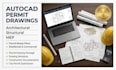 create architectural structural and mep permit drawings in autocad