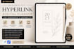 design a minimalist hyperlink digital planner for goodnotes and notability