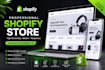 build a professional shopify store