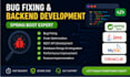develop java spring boot rest API, fix bugs and build full stack web apps