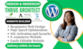 create website or clone, convert any design using thrive architect thrive themes