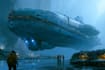 design spaceship, sci fi illustration and sci fi art