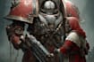draw epic warhammer 40k custom character art in grimdark style