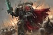 draw epic warhammer 40k character art and grimdark illustrations