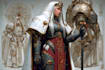 create epic grimdark sci fi character art inspired by warhammer 40k style