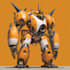 design custom futuristic mecha robot artwork