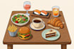 do food and drink illustration