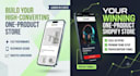 build a high converting single or one product shopify store design