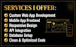 do full stack web development and mobile app creation