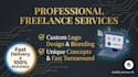 do data entry logo design and hindi english translation