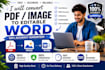 convert PDF to editable word with 100 percent accuracy