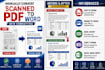 manually convert scanned PDF to editable word with formatting