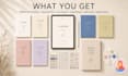 create your etsy digital planner, journal with editable canva template and more