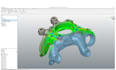 convert 3d scan data to cad models with reverse engineering, parametric models