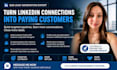 be your linkedin sales closer and b2b outreach marketing expert