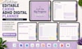 design editable canva adhd planner digital planner goodnotes template