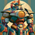 create custom mecha robot art