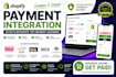 setup shopify klarna payment integration p24 wix blik squarespace online payment
