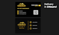 create professional business card design print ready card